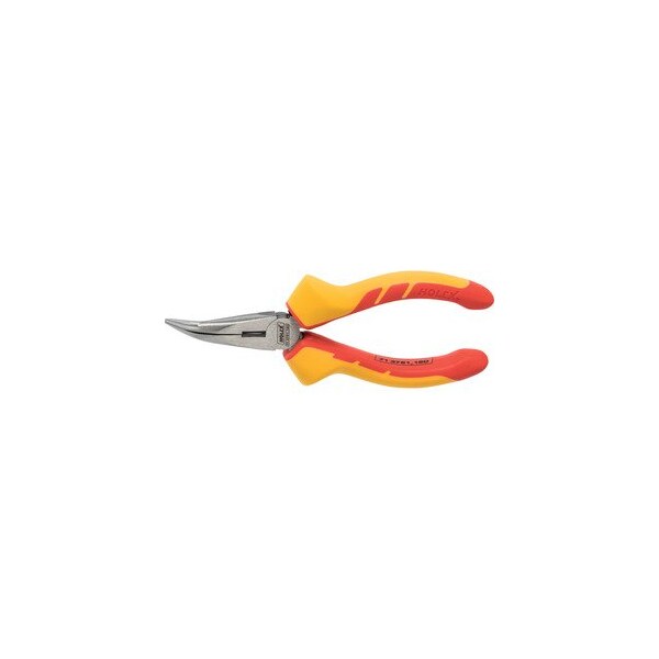 Snipe-nose pliers- angled VDE insulated- Overall length: 160mm